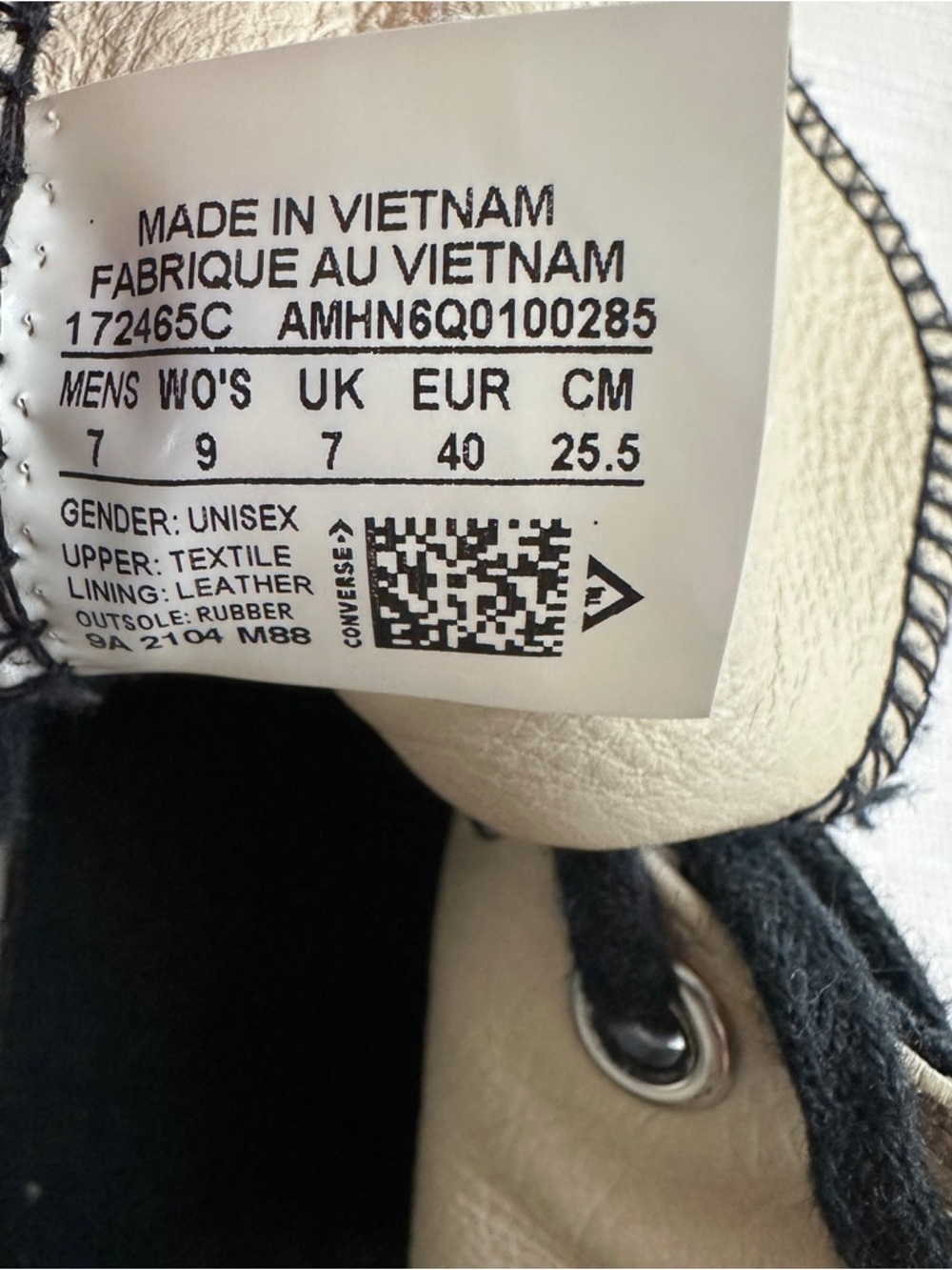 Converse Kith x Chuck 70 High 10th Anniversary Mens Size 7 Black All Over Print - Picture 11 of 11